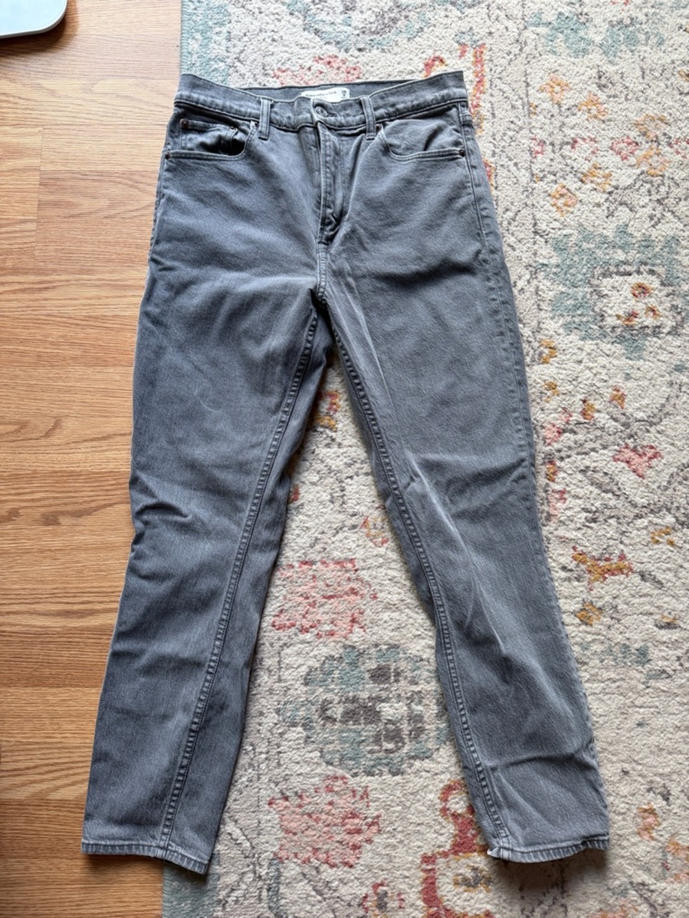 Abercrombie & Fitch Straight skinny high rise - Gray